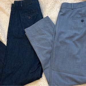 2 pair Banana Republic dress capri pants